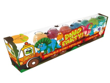 Chlapu Chlap vláčik bomby do kúpeľa Dinoparty 7x50g