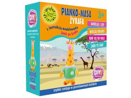 Pianko-Masa Žirafa kreatívna hračka pre deti 9x3g