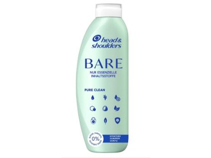 Head&Shoulders Bare Pure Clean šampón na vlasy 400ml