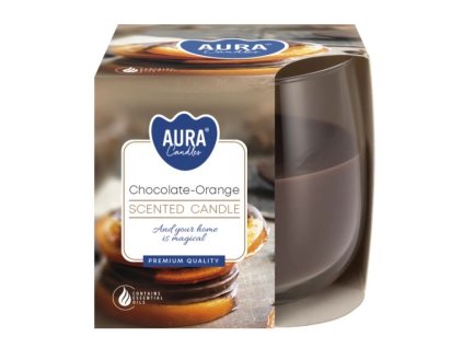 Aura Bispol Chocolate Orange vonná sviečka 130g