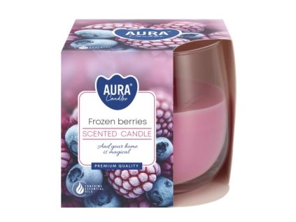 Aura Bispol Frozen Berries vonná sviečka 130g