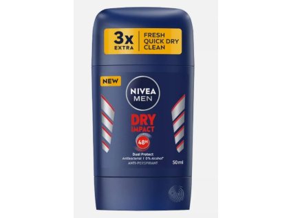 Nivea Men Dry Impact pánsky tuhý stick 50ml