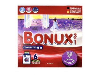 Bonux Caring Lavender prací prášok 390g na 6 praní