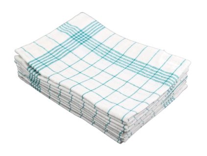 Kuchynské utierky bavlnené 10ks, 60g, 50x70cm - Zelené