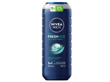 Nivea FreshKick pánsky sprchový gél 500ml