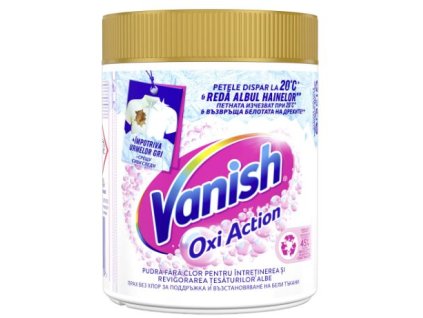 Vanish Oxi Action White 470g prášok na odstraňovanie škvŕn