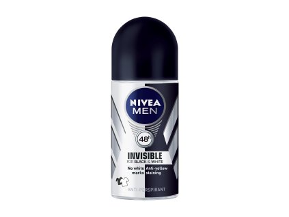 Nivea pánsky roll-on 50ml Black&White Invisible