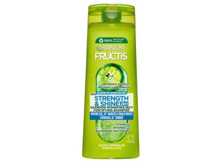 Garnier Fructis šampón 400ml Strength & Shine 2v1