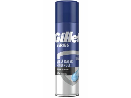 Gillette Series pánsky gél na holenie 200ml Charcoal