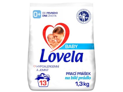 Lovela White prací prášok 1,3kg na 13 pracích dávok