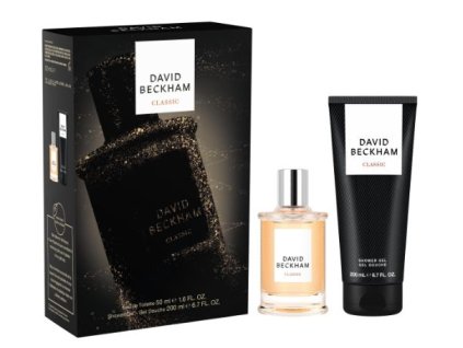 David Beckham Classic darčekový set – toaletná voda 50 ml & sprchový gél 200 ml