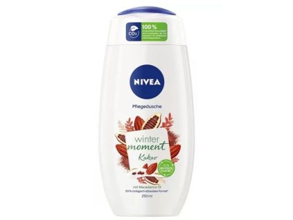 Nivea Winter Moment Kakao dámsky sprchový gél 250ml