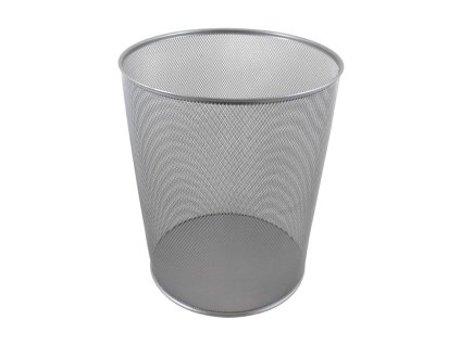 Odpadkový kôš drôtený - šedý 12L