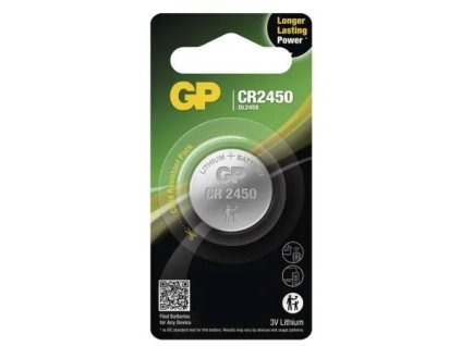 Lítiová gombíková batéria GP CR2450  1 ks