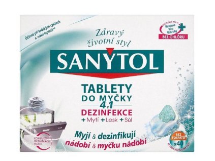 Sanytol tablety do umývačky 4v1 40ks