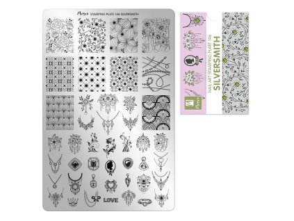 Moyra Stamping Platňa na pečiatkovanie č. 146 Silversmith