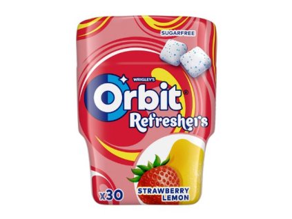 Orbit Refresher Strawberry-Lemon dražé dóza 67g