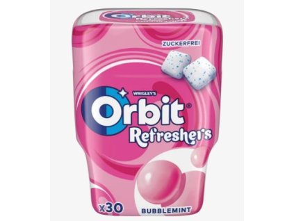 Orbit Refresher Bubblemint dražé dóza 67g