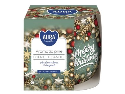 Aura Bispol Aromatic Pine vonná sviečka 100g