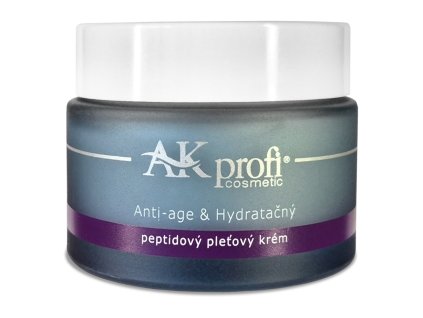 AK profi Anti-age & Hydratačný peptidový pleťový krém 50 ml