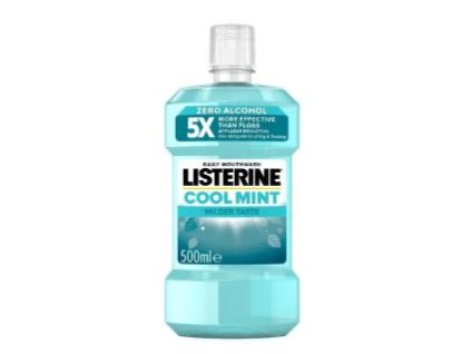 Listerine Cool Mint Milder Taste ústna voda 500ml