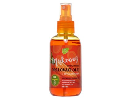 Mrkvový opaľovací OLEJ SPF6 s betakaroténom                   150 ml