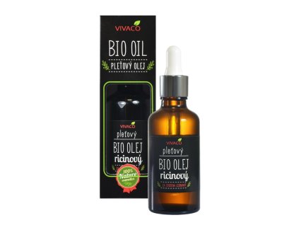 BIO OLEJ pleťový Ricínový - s pipetou
                   50 ml