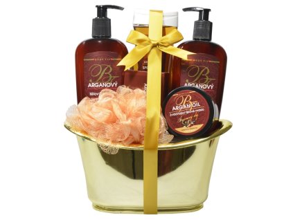 BODY TIP ARGAN darčekové balenie s arganovým olejom EXCLUSIVE v plastovom obale
