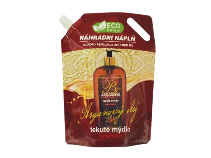 BODY TIP Arganové tekuté MYDLO na telo a ruky ECO balenie
                   1000 ml