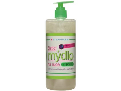 VIVAPHARM Čistiace mydlo na ruky s Tea Tree Oil
                   500 ml