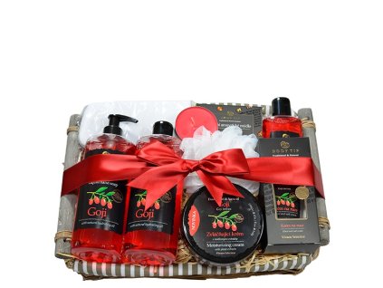 SELECTION darčekové balenie GOJI v prútenom obale