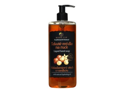 BODY TIP Tekuté mydlo na ruky-500ml-Makadamový orech s vanilkou
                   500 ml