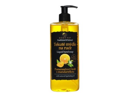 BODY TIP Tekuté mydlo na ruky-500ml-Pomarančový kvet s mandarínkou
                   500 ml