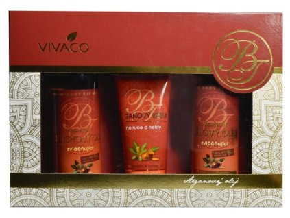 BODY TIP ARGAN darčekové balenie s arganovým olejom v papierovom obale