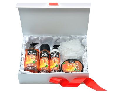 FRESH FRUITS MARHUĽA darčekové balenie s vôňou marhule EXCLUSIVE v papierovom boxe