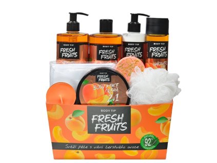 FRESH FRUITS MARHUĽA darčekové balenie s vôňou marhule EXCLUSIVE v papierovom obale