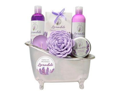BODY TIP LEVANDUĽA PREMIUM darčekové balenie s levanduľovým olejom v plastovom obale