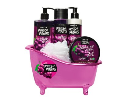 FRESH FRUITS HROZNO darčekové balenie s vôňou hrozna EXCLUSIVE v plastovom obale
