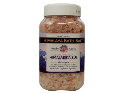 Himalájska prírodná ružová soľ do kúpeľa 2000 g
                   2000 g