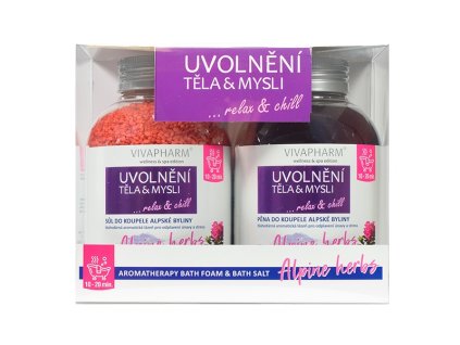 SPA UVOĽNENIE TELA&MYSLE darčekové balenie do kúpeľa - AlpineHerbs