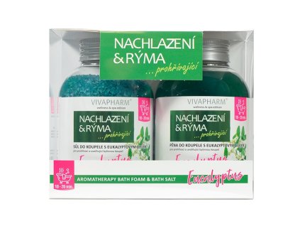 SPA PRI PRECHLADNUTÍ darčekové balenie do kúpeľa - Eucalyptus