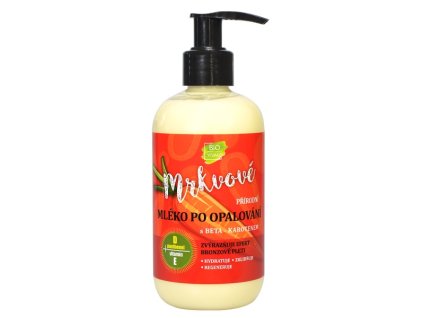 Mrkvové MLIEKO PO opaľovaní s betakaroténom                   250 ml