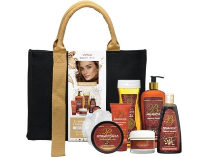 BODY TIP ARGAN darčekové balenie s arganovým olejom EXCLUSIVE v taške