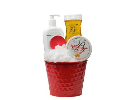 BODY TIP MANDĽA darčekové balenie s mandľovým olejom EXCLUSIVE v plechovom obale