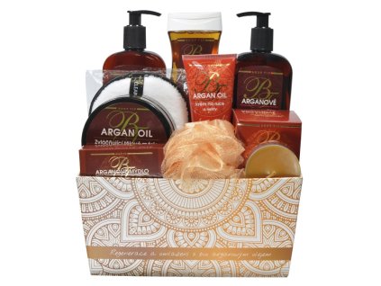BODY TIP ARGAN darčekové balenie s arganovým olejom EXCLUSIVE v papierovom obale