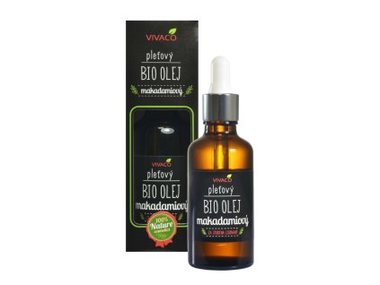 BIO OLEJ pleťový Makadamový - s pipetou
                   50 ml