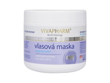 VIVAPHARM Kozia maska na vlasy regeneračná 
                   600 ml