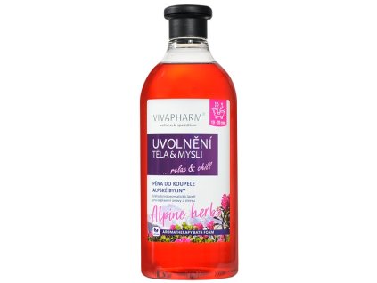 VIVAPHARM Pena do kúpeľa AlpineHerbs UVOĽNENIE TELA&MYSLE
                   750 ml