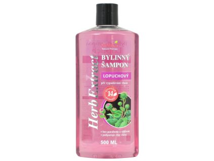 HERB EXTRACT Bylinný šampón na vlasy LOPÚCH
                   500 ml