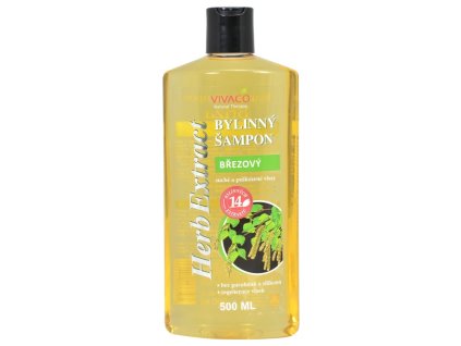 HERB EXTRACT Bylinný šampón na vlasy BREZA
                   500 ml